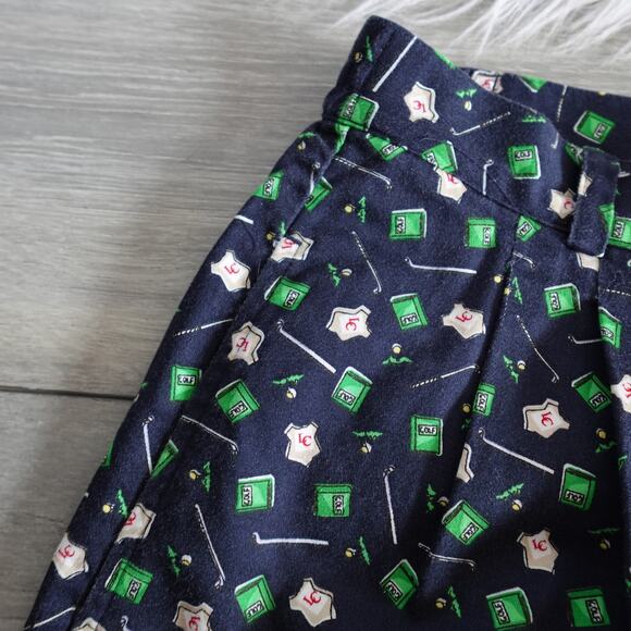 Liz Golf Vintage 90s Graphic Putter High Rise Baggy Wide Leg Shorts Small - Picture 5 of 8